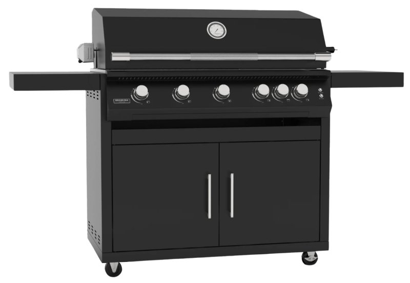 Brabura Gasgrill Fusion 500 RM - 5-Brenner / Schwarz - inkl. Rotisserie