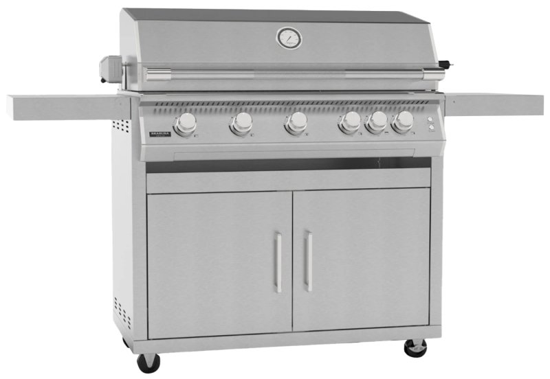 Brabura Gasgrill Fusion 500 RS - 5-Brenner / Edelstahl - inkl. Rotisserie