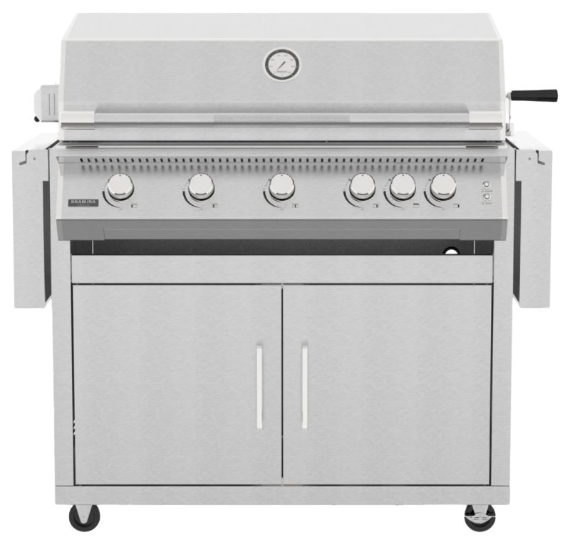 Brabura Gasgrill Fusion 500 RS - 5-Brenner / Edelstahl - inkl. Rotisserie