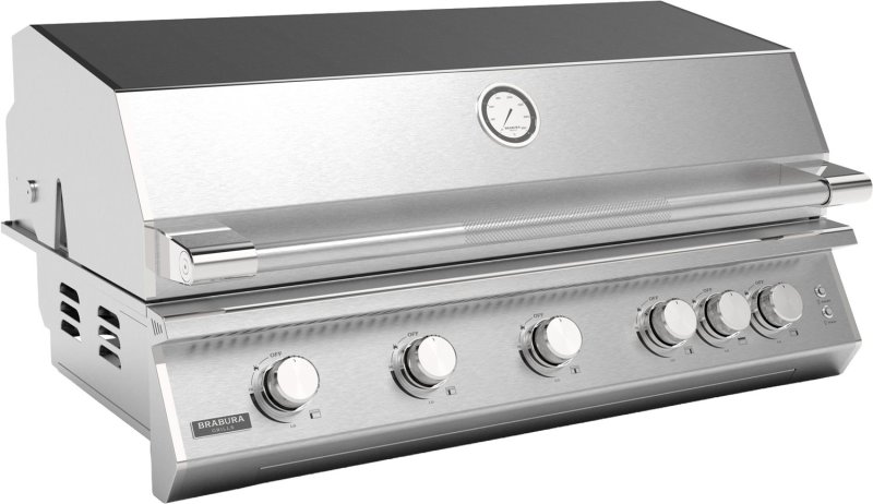 Brabura Einbaugrill Fusion 500 RS - 5-Brenner / Edelstahl