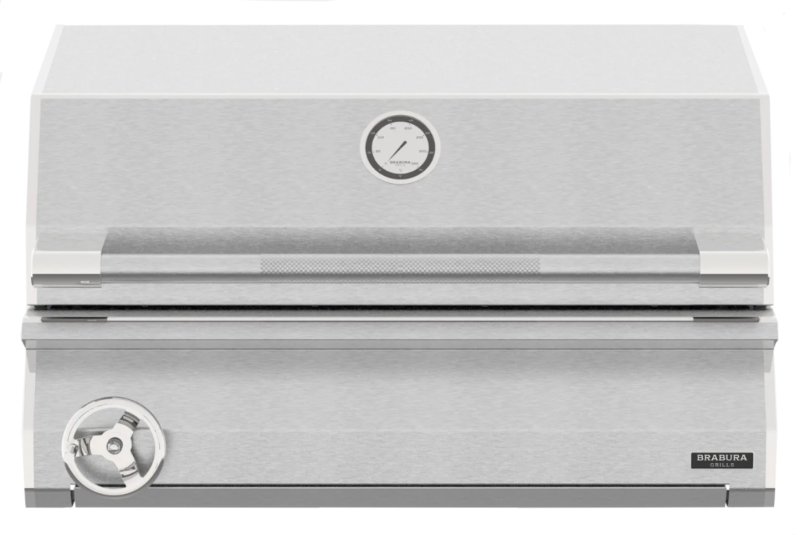 Brabura Einbaugrill Ember 800 - Holzkohlegrill