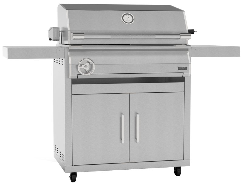 Brabura Holzkohlegrill Ember 800 - Grillstation