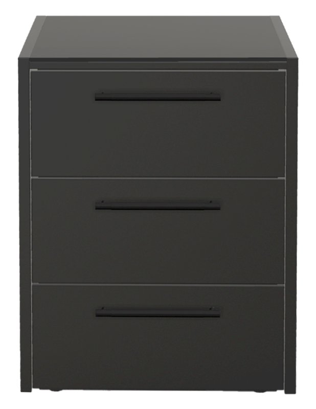 Brabura Outdoor Küche - CT 60 Schrankmodul mit Schubladen - Anthracite Grey / Nero Zimbabwe