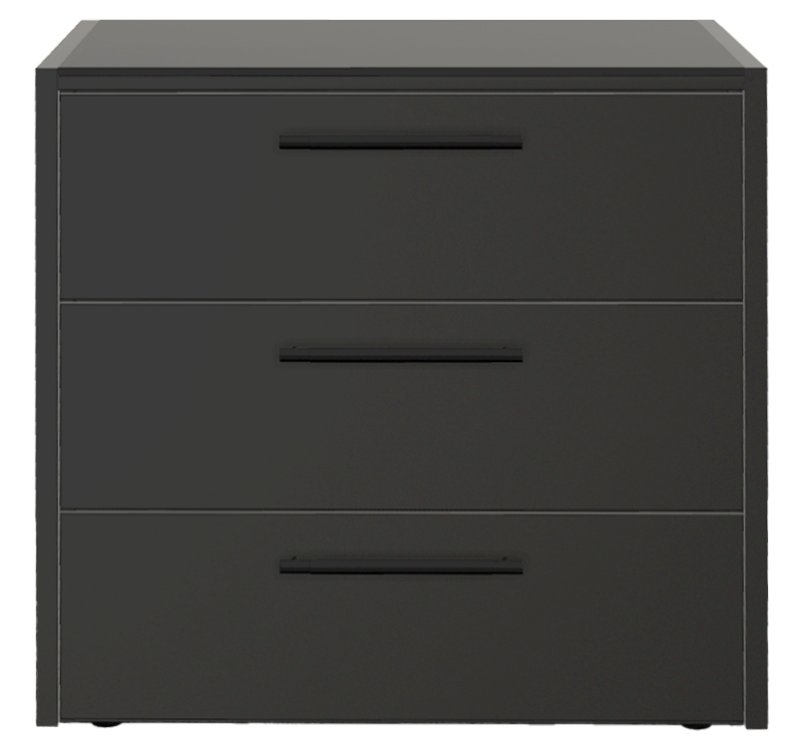 Brabura Outdoor Küche - CT 90 Schrankmodul mit Schubladen - Anthracite Grey / Nero Zimbabwe