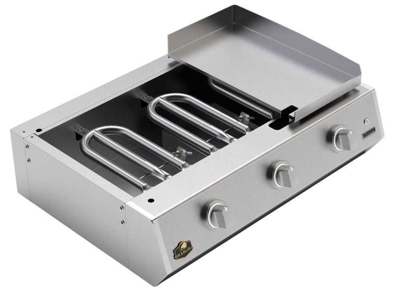 Brabura Planchagrill L Class Inox 30 Plancha - Einbaugrill
