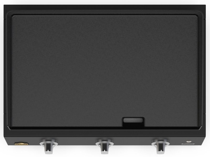 Brabura Outdoor Küche - KC 100 Planchamodul - Anthracite Grey / Nero Zimbabwe - inkl. Brabura Planchagrill L Class Matte 30, Schwarz