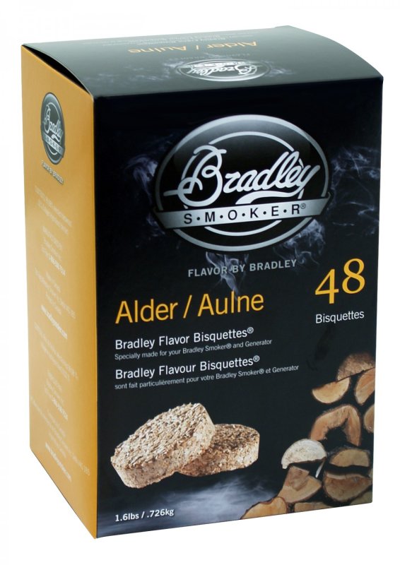 Bradley Smoker Alder / Erle Bisquetten 48er Pack