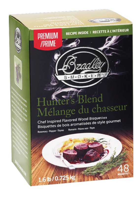 Bradley Smoker Hunters Blend Premium Bisquetten 48er Pack