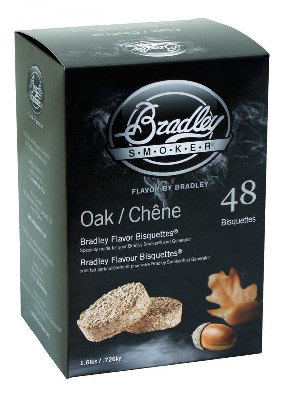 Bradley Smoker Oak / Eiche Bisquetten 48er Pack