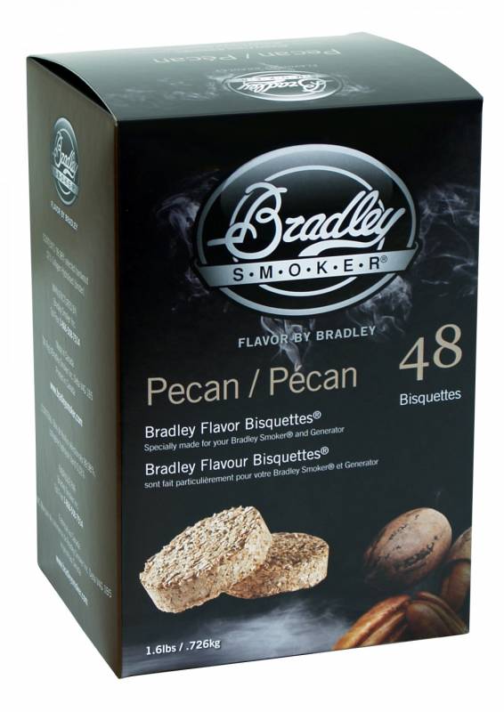 Bradley Smoker Pecan / Pekanuss Bisquetten 48er Pack