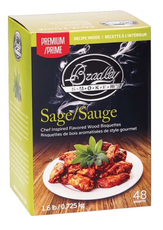 Bradley Smoker Sage / Salbei Bisquetten 48er Pack
