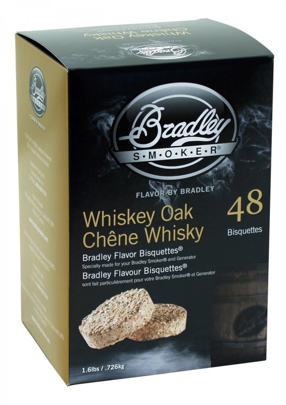 Bradley Smoker Whiskey Oak / Eiche Bisquetten 48er Pack