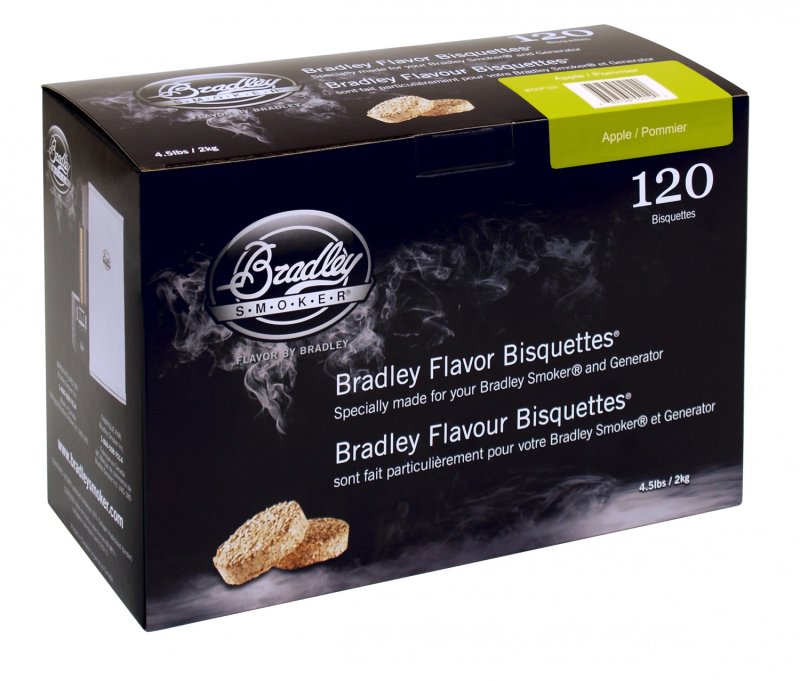 Bradley Smoker Apple / Apfel Bisquetten 120er Pack