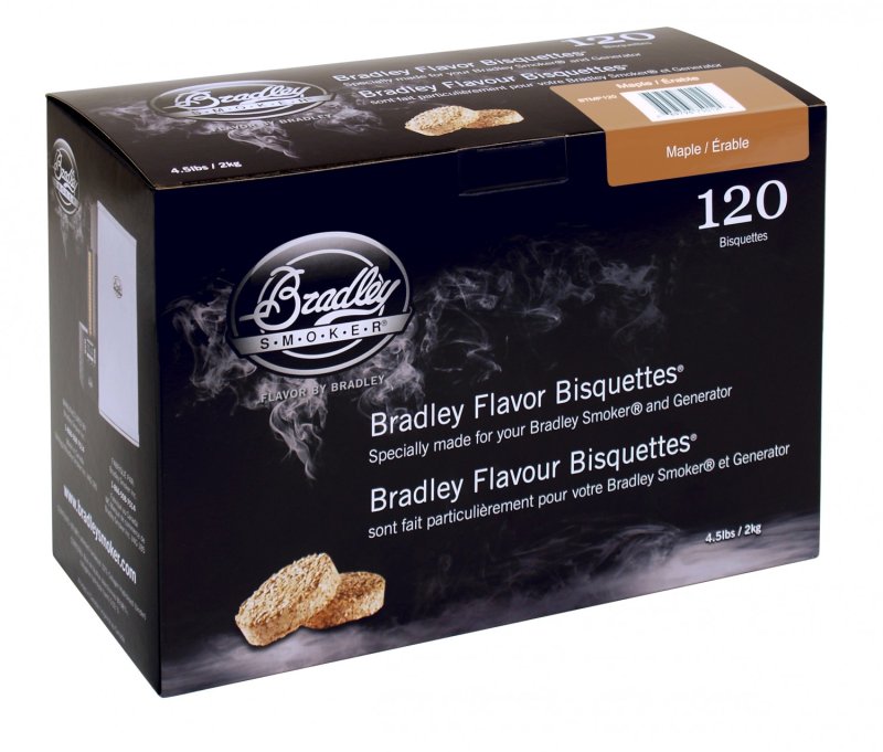 Bradley Smoker Maple / Ahorn Bisquetten 120er Pack