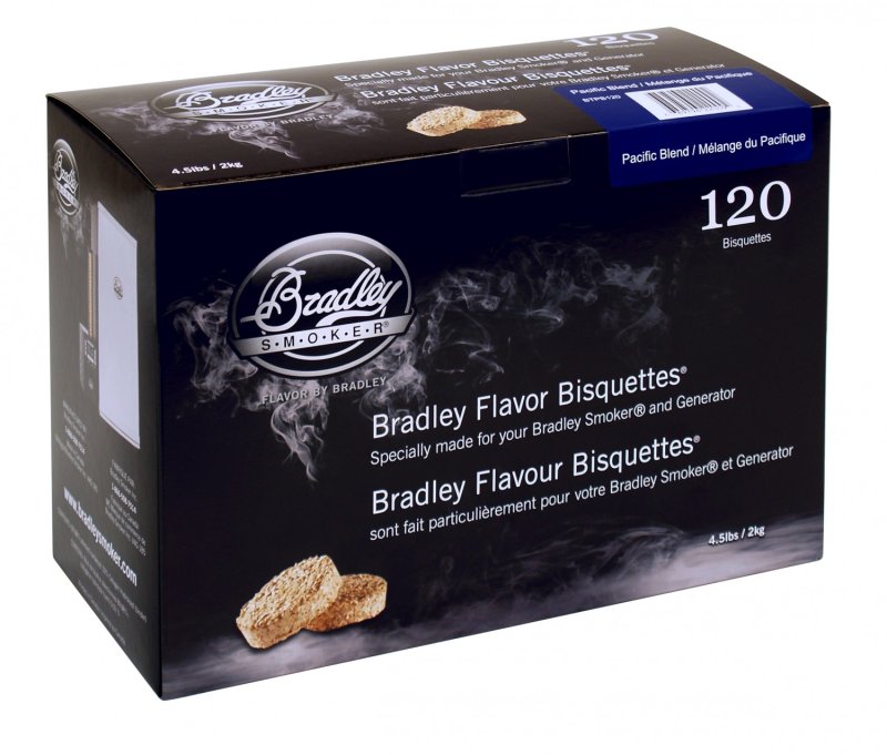 Bradley Smoker Pacific Blend Bisquetten 120er Pack - Auslaufartikel