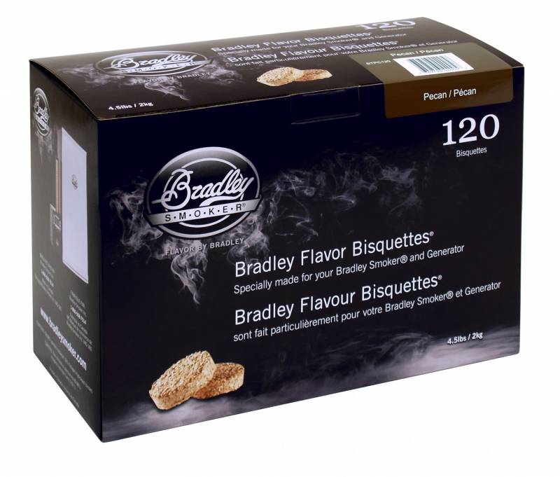 Bradley Smoker Pecan / Pekannuss Bisquetten 120er Pack