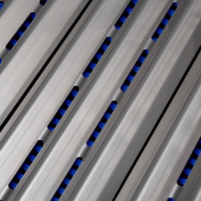 Broil King Baron S490 IR Gasgrill inkl. Drehspieß + Infrarot-Seitenbrenner - inkl. Blazinglas