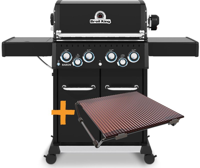 Broil King Baron 490 IR Shadow Gasgrill - inkl. Blazinglas