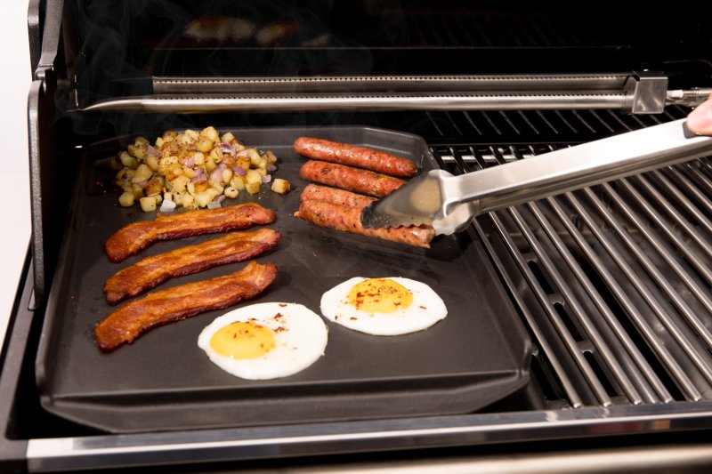 Broil King Grillplatte / Gusseisen Plancha für Baron (ersetzt 2 Grillroste)