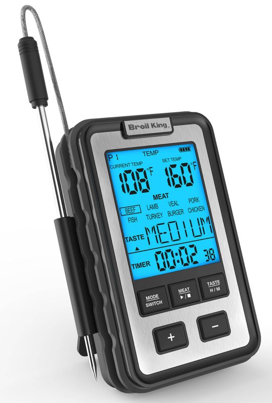 Broil King Seitenablagen Grillthermometer digital