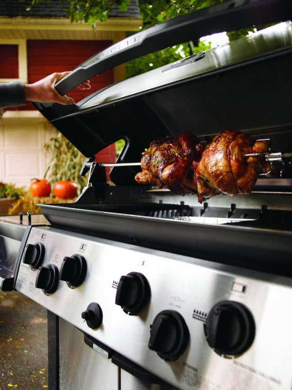 Broil King Drehspießset mit Elektromotor