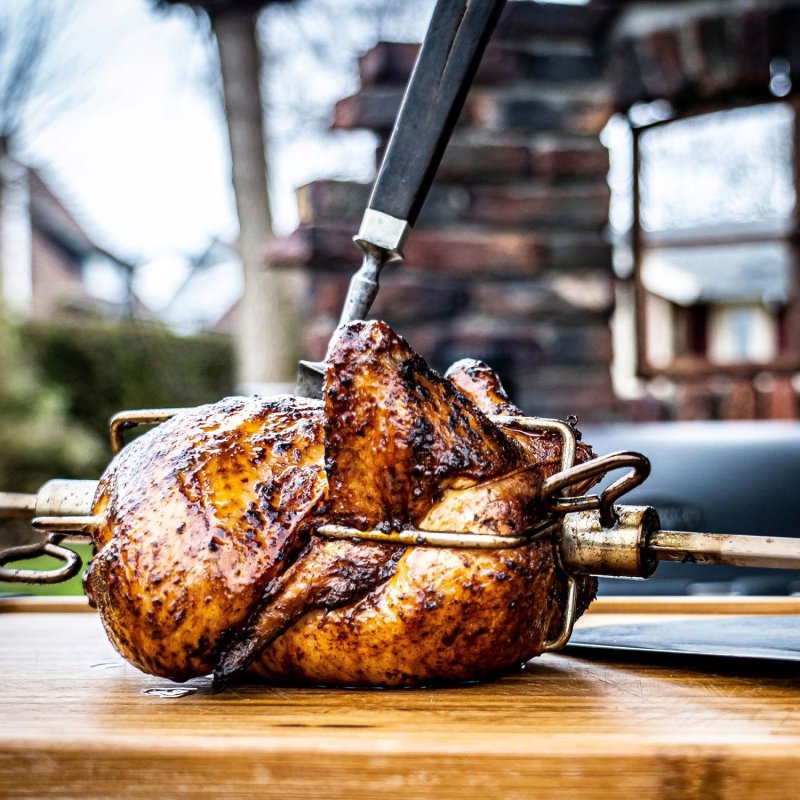 Broil King Drehspießset mit Elektromotor