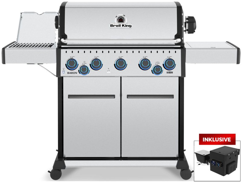 Broil King Baron S 590 IRX Gasgrill / Pelletgrill - mit Pelletmodul 500