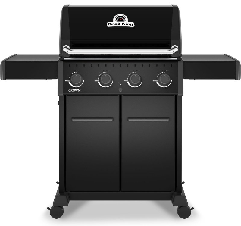 Broil King Crown 420 Shadow Gasgrill - inkl. Abdeckhaube und Grillplatte - Modell 2026
