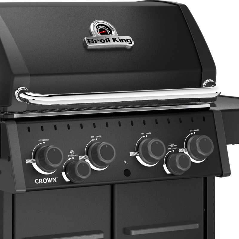 Broil King Crown 490 Shadow Gasgrill - inkl. Abdeckhaube und Grillplatte - Modell 2026