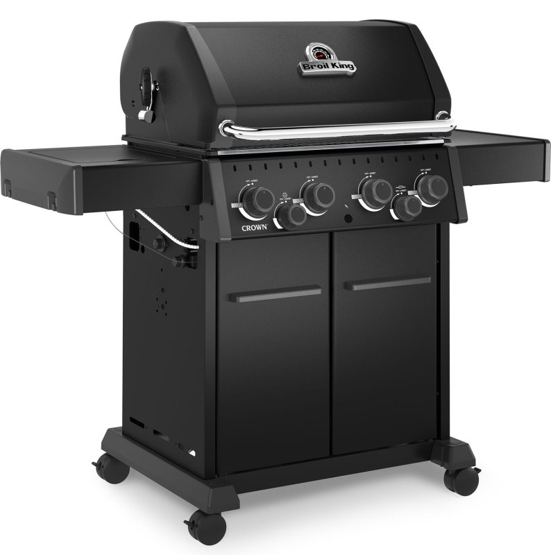 Broil King Crown 490 Shadow Gasgrill - inkl. Abdeckhaube und Grillplatte - Modell 2026