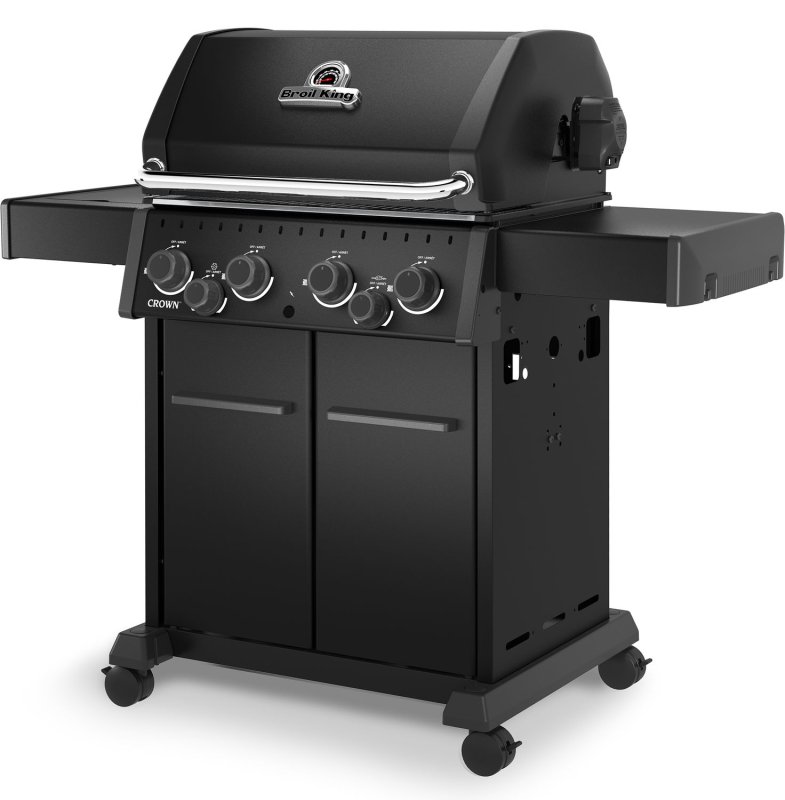 Broil King Crown 490 Shadow Gasgrill - inkl. Abdeckhaube und Grillplatte - Modell 2026