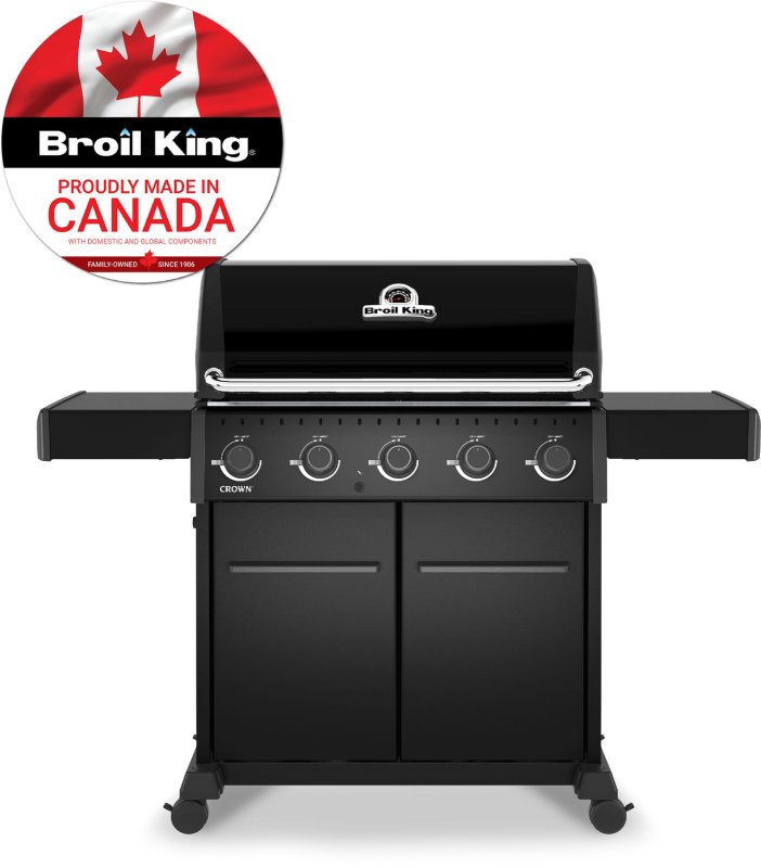Broil King Crown 520 Shadow Gasgrill - inkl. Abdeckhaube und Grillplatte - Modell 2026