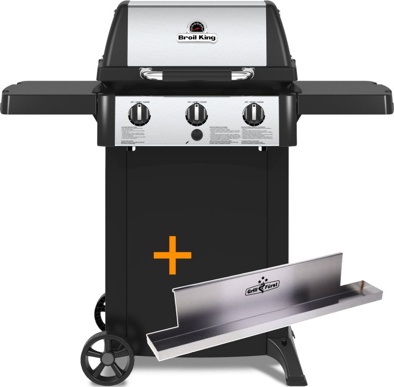 Broil King GEM 310 Gasgrill inkl. Grillfürst Fettschiene - Modell 2024