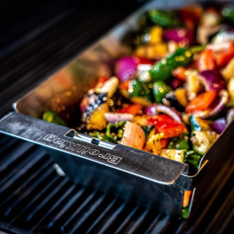 Broil King Narrow Wok / Grillkorb Edelstahl - extra schmal