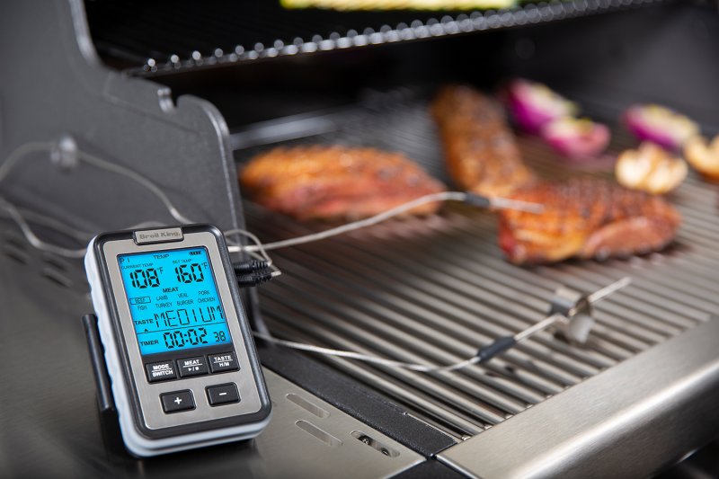 Broil King Seitenablagen Grillthermometer digital