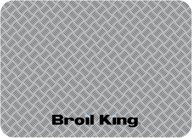 Broil King Grillmatte Bodenschutz / Grillunterlage Silber / 140 x 90 cm