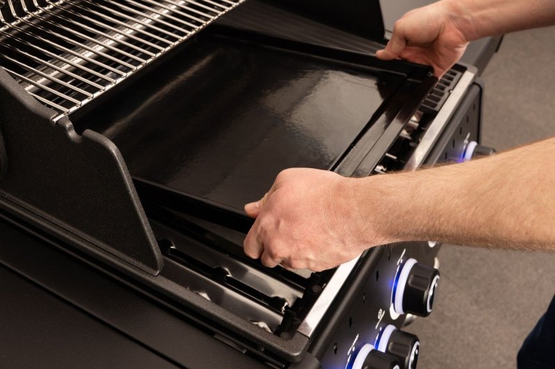 Broil King Grillplatte / Gusseisen Plancha für Baron / Crown