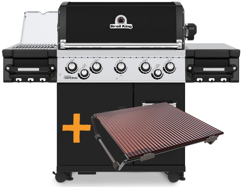 Broil King Imperial 590 IR Black Gasgrill - inkl. Blazinglas