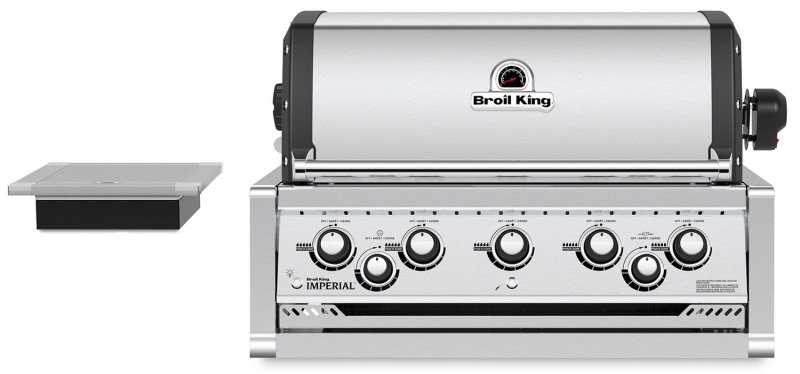 Broil King Imperial 590 PRO Einbaugrill mit Drehspieß + Seitenbrenner - Modell 2024