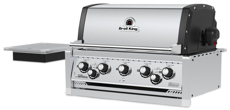 Broil King Imperial 590 PRO Einbaugrill mit Drehspieß + Seitenbrenner - Modell 2025