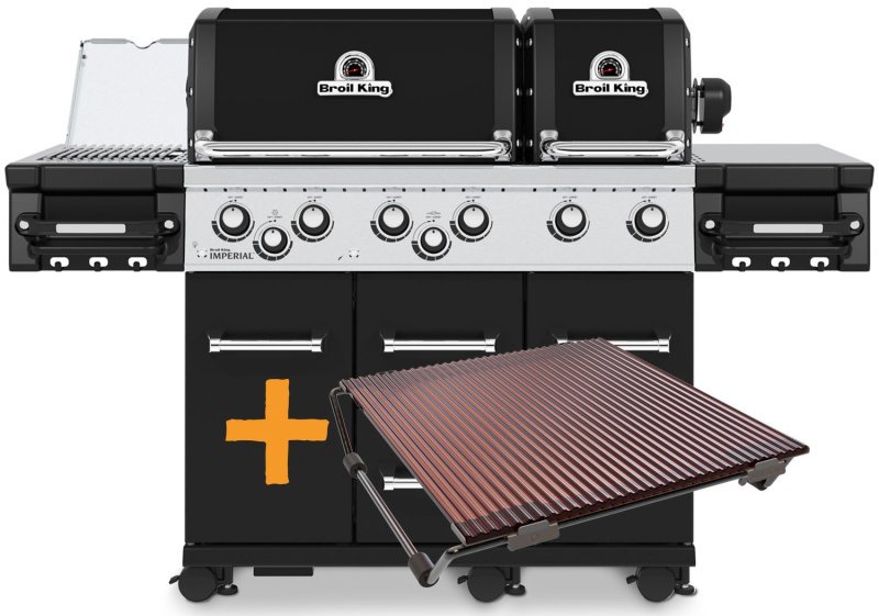 Broil King Imperial 690 XL PRO Black IR Gasgrill - inkl. Blazinglas