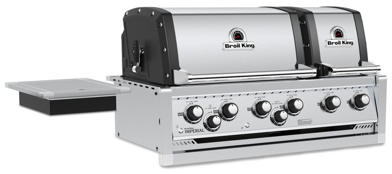 Broil King Imperial 690XL PRO Einbaugrill mit Drehspieß + Seitenbrenner - Modell 2025