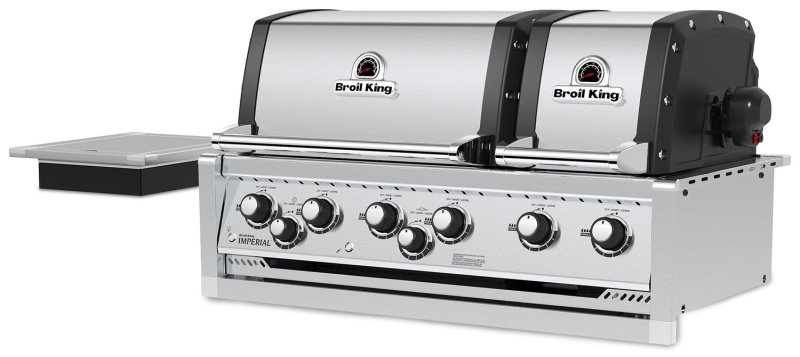 Broil King Imperial 690XL PRO Einbaugrill mit Drehspieß + Seitenbrenner - Modell 2025