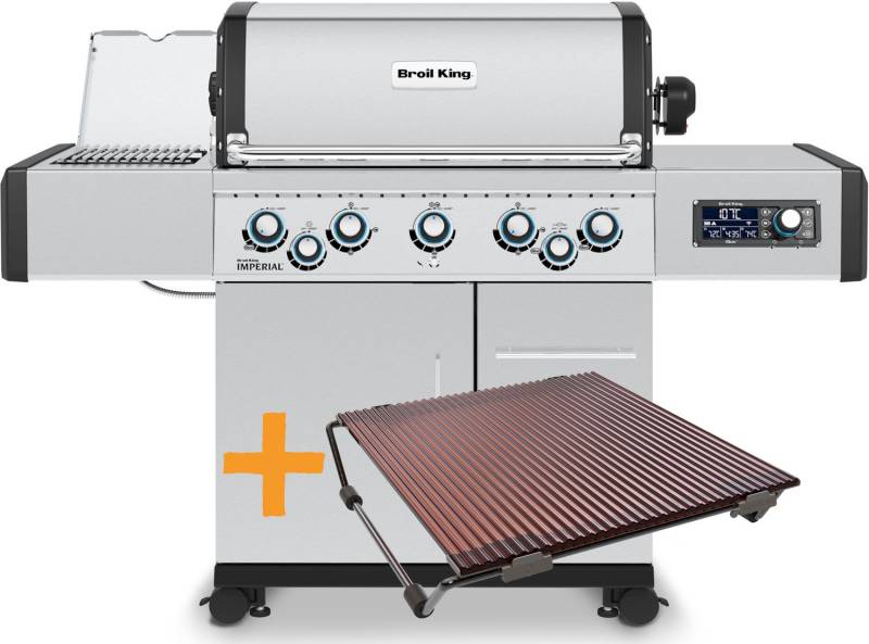 Broil King Imperial QS 590 IR Gasgrill - Smart Grill mit iQue™ Intelligent Barbecue - inkl. Blazinglas