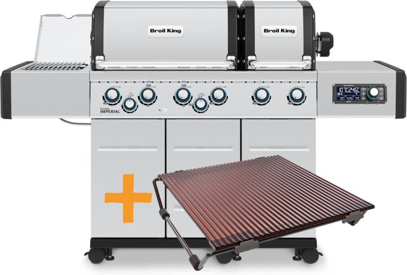 Broil King Imperial QS 690 IR Gasgrill - Smart Grill mit iQue™ Intelligent Barbecue - inkl. Blazinglas