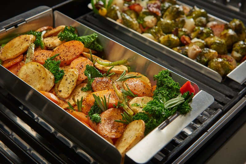 Broil King Narrow Wok / Grillkorb Edelstahl - extra schmal