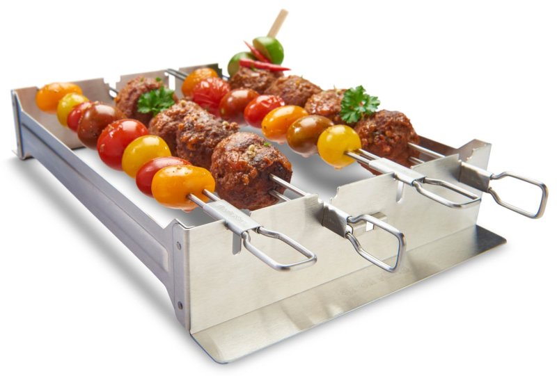 Broil King Narrow Spießgestell mit 4 Grillspießen
