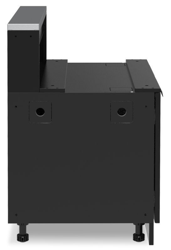 Broil King Outdoor Küche Baron 590 IR Shadow MOK XL - Komplettset inkl. IR-Seitenbrenner mit Gasflaschenschrank und 3 Aufbewahrungsschränke