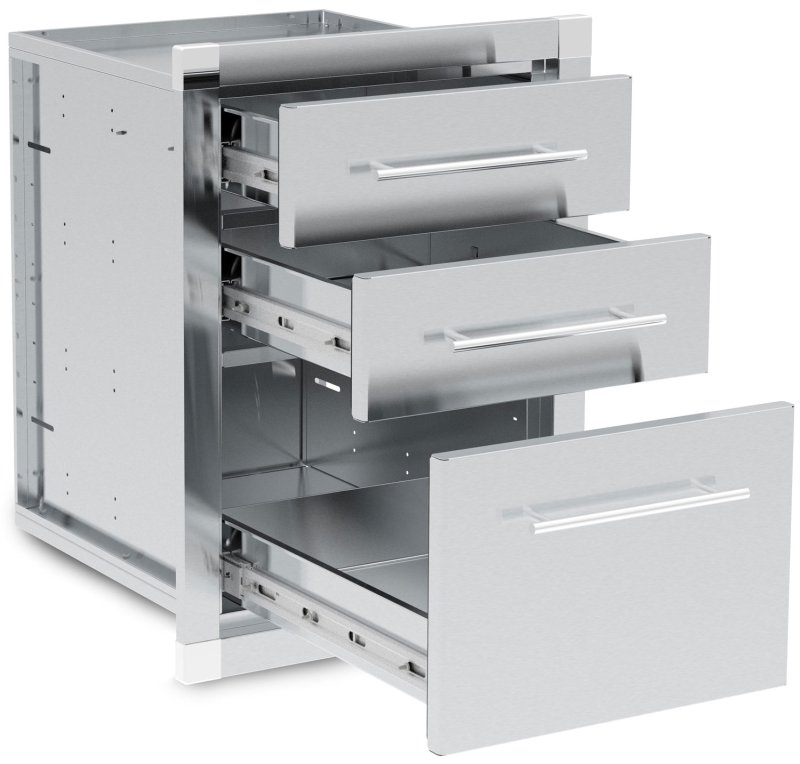 Broil King Outdoor Küche - Einbauschrank mit 3 Schubladen