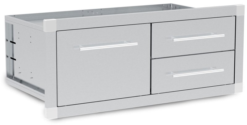 Broil King Outdoor Küche - Einbauschrank mit 3 Schubladen quer